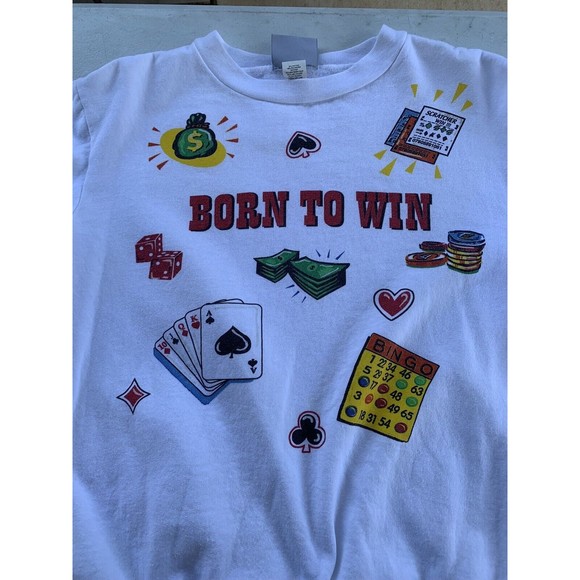 Vintage 80s Born To  Win Blair Sweatshirt Size L - Picture 2 of 7